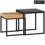 Moderni stolić za kavu, set od 2, stolić za kauč, za male prostore, kv