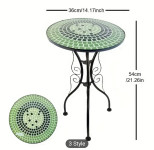 Stakleni ukrasni stolić