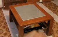 Stol za dnevni boravak Mahagonij 70x70x45 cm