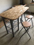 Stol +dvije stolice