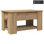 Stol za kavu Artisan hrast 79x49x41 cm Konstruirano drvo - Hrast artis