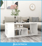 Stolić za kavu bijeli 100 x 50 x 40 cm od iverice - NOVO