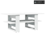 Stolić za kavu bijeli 102 x 55 x 42 cm od konstruiranog drva - Bijela