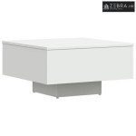 Stolić za kavu bijeli 60 x 60 x 31,5 cm konstruirano drvo