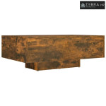 Stolić za kavu boja dimljenog hrasta 85 x 55 x 31 cm drveni - Dimljeni