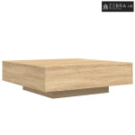Stolić za kavu boja hrasta 100x100x31 cm konstruirano drvo - Sonoma hr