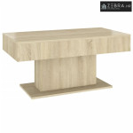 Stolić za kavu boja hrasta 96 x 50 x 45 cm konstruirano drvo - Sonoma
