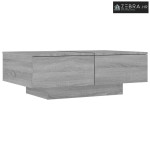 Stolić za kavu boja hrasta sonome 90x60x31 cm konstruirano drvo - Sivi