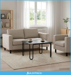 Stolić za kavu Crna 79,5 x 79,5 x 45 cm Konstruirano drvo - NOVO