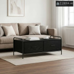 Stolić za kavu Crni hrast 99,5 x 49 x 41 cm Konstruirano drvo - Crni h