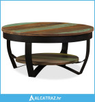 Stolić za kavu od masivnog obnovljenog drva 65 x 32 cm - NOVO