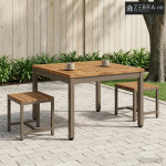 Stolić za kavu NAARDEN Prirodna i kava 60 x 60,5 x 36 cm - 60 x 60,5 x