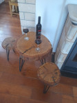 Komplet stolić i stolčići