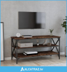 TV ormarić boja dimljenog hrasta 100x40x50 cm konstruirano drvo - NOVO