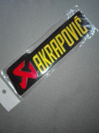 Alu naljepnica za auspuh Akrapović 14,5x4 cm
