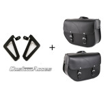 KOŽNE BISAGE KOŽNE 2KOM + NOSAČI  *NOVO*