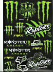 Naljepnice MONSTER reflektirajuće - setovi