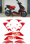 Naljepnice za motor Aprilia RS 50-125 05-08. RSV MILE 1000 R 04 AF1
