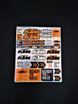 KTM reflektirajuće naljepnice - setovi