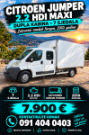 Peugeot Boxer 2.2 HDI dupla kabina, 7 sjedala, zatvoreni furgon