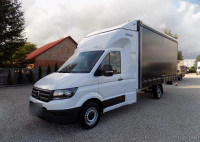 Volkswagen Crafter, Wejkama kabina, ceradna nadogradnja za 10 paleta,