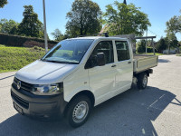 VOLKSWAGEN TRANSPORTER T5 DUPLA KABINA+SANDUK,KLIMA