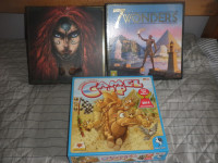 7 WONDERS + CAMEL UP + CELTAE - lot od 3 odlične igre, očuvano TOP