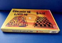 ČOVJEČE NE LJUTI SE & ŠAH - " BISERKA " ART 20802