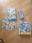 Paw patrol, Super Wings puzzle
