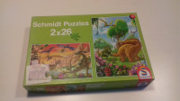Puzzle dinosauri  2x26 za 3+ godine (Schmidt puzzle)