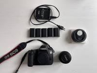 Canon EOS 6D + Objektiv Canon EF 50 mm 1.8 + dodaci