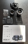 Canon EOS 6D sa objektivima - prilika!