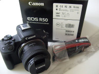 Canon EOS R50 Mirrorless + 18-45mm f/4.5-6.3 IS STM Lens