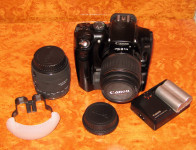 Canon EOS300D (D. Rebel) + BG-E1 i EX objektivima - besprijekoran