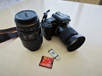 Fotoaparat Sony a350 14.2 MP + dva objektiva