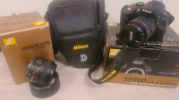 Nikon D3300 kit 18-55mm + 50mm f/1.8G
