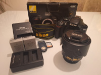 Nikon D3400 + AF-P 18-55 VR + 2 baterije + SD 64GB