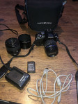 Olympus fotoaparat E-410 s dva objektiva i opremom, idealan za početni