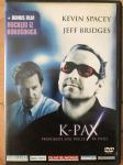 DVD s2filma: K-PAX (120 min iz 2001.)+animirani: Rockeri iz kokošinjca