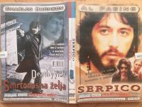 DVD s2filma: Serpico (Pacino)+ Smrtonosna želja = Death Wish (Bronson)