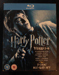 Harry Potter Years 1-6 Blu-Ray 7 Disc Set