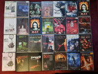 Kolekcija Horror DVD filmova na hrvatskom - 110 DVD - a