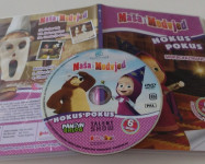 Maša i Medvjed 6 DVD HOKUS POKUS SINKRONIZIRANO 5 EPIZODA Dobar tek;..