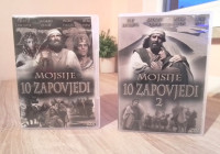 DVD-i MOJSIJE - 10 zapovjedi, 1. i 2. , NOVO!