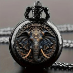 Prekrasni džepni sat sa slonom