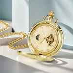 Vintage potpuno automatski mehanički džepni sat s privjeskom Sunce