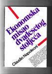 Claudio Napoleoni - Ekonomska misao dvadesetog stoljeća