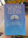Global Public Goods-International Cooperation in the 21st Century NOVO