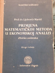 PRIMJENA MATEMATIČKIH METODA za EKONOMSKOJ ANALIZI.