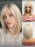 Perika nova bob svjetlo blond ombre prirodan izgled kose